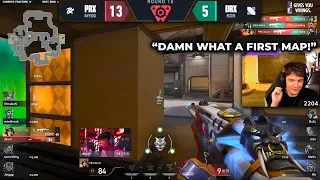 Sliggy Reacts to How PRX Destroys and Wins the First Map vs. DRX.. | VCT Pacific Playoffs