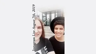 therainbowteamevents Instagram Live with Lukas Alexander (August 7th, 2019)