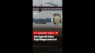 Wegen niedrigem Wasserpegel werden Hungersteine freigelegt | «Der Tag in 5'» | 17. August 2022