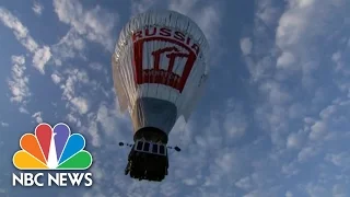 Russian Adventurer Attempts To Break Hot Air Balloon Record | NBC News