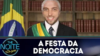 Léo Lins e a festa da democracia | The Noite (05/10/18)