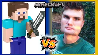 MINECRAFT Characters  IN REAL LIFE 👉 @olzishow ​