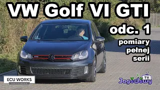 VW Golf MK6 GTI 2.0TSI (CCZB) - pomiary pełnej serii (Ecu Works odc.1)