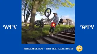 Miserable Boy - Her testicles burst🤣😂 | Funny Fails | WFV