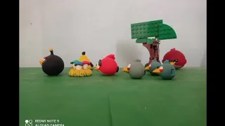 angry birds space trailer (remake stop motion)