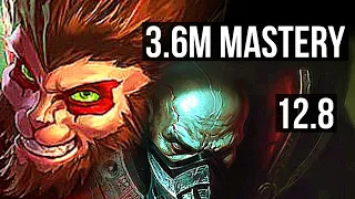 WUKONG vs URGOT (TOP) | 3.6M mastery, 700+ games, Legendary, 14/4/11 | BR Grandmaster | 12.8