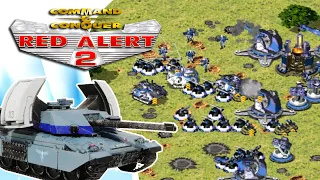 Red Alert 2 | Let's Fight Against 7 Soviets | (7 vs 1 + Superweapons)