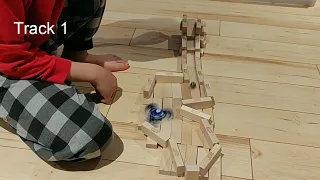 Jenga Block Marble Run