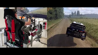 How a Motion Simulator is working in DIRT Rally 2.0 - VW Polo WRC/X Finland