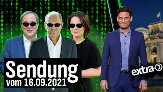 Extra 3 vom 16.09.2021 im Ersten | extra 3 | NDR