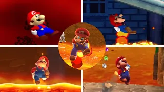 Evolution of Mario falling into Lava (1985 - 2022)