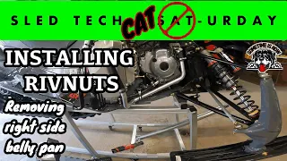 Arctic Cat Thundercat | Sidewinder Belly pan removal | Rivnut