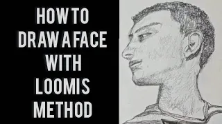 How to draw a face with Loomis method||tranding #viral #shortvideo @G_Singh_B