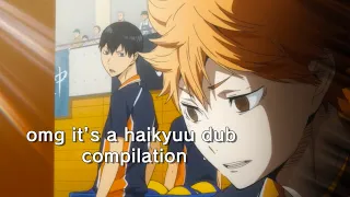 this is a gigantic haikyuu dub compilation