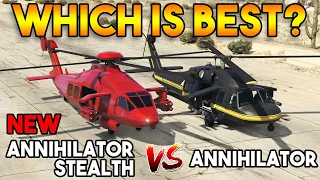 GTA 5 ONLINE : ANNIHILATOR STEALTH VS ANNIHILATOR (WHICH IS BEST?)