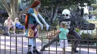 Jack Skellington and Sally Disneyland Meet and Greet Halloween - Nightmare Before Christmas