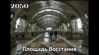 Станции Питерского метрополитена до и после часть 1.Все совпадения случайны!