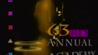 63rd Annual Academy Awards | ABC | Promo | 1991