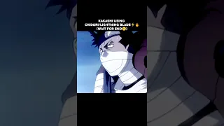 When kakashi😎used chidori first time🔥|Kakashi attitude status #shorts #ytshorts #viral #kakashi #amv