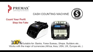 Premax Cash Counting Machine (100% fake currency detection) PM-CC85A