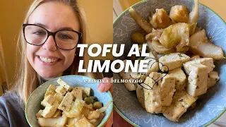 Tofu al limone  - ricetta veg facile e veloce