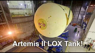 Watch NASA move the LOX tank for Artemis II