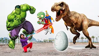 Đại chiến Khủng Long Bạo Chúa, Hulk Người Khổng Lồ Xanh, Zombie, Trứng Khủng Long. Và vụ nổ máy bay