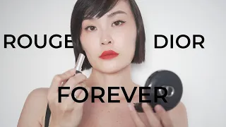 NEW Dior Rouge Forever 2022 | Transfer Proof Lipstick Shade Swatch and Review