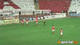 CSKA fans applaud the players after the match