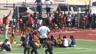 BANTAM GIRLS 100 METER RACE - HOUSTON HEAT 2012