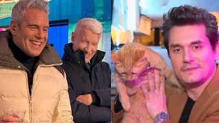 Anderson Cooper's Reaction To John Mayer At A Cat Cafe