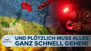 UKRAINE-KRIEG - Charkiw-Front "Wenn sie wüssten, dass wir hier sind - die Konsequenzen wären fatal!"