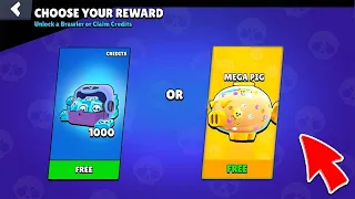 WOOW!!!🔥 NEW RECORD LEGENDARY MEGA PIG GIFTS😱🎁 😲BRAWL STARS UPDATE!!