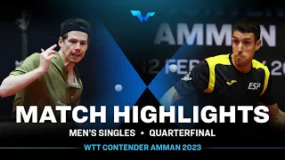 Jonathan Groth vs Alvaro Robles | MS QF | WTT Contender Amman 2023