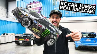 Ken Block's 1/8 Scale RC Shred Session... Around Real Racecars!