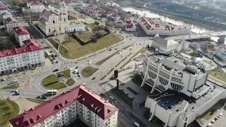 Гродно, съемка с дрона. Grodno from drone.