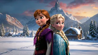 La puerta mágica en Frozen: El viaje en el tiempo de Anna 🚪❄️