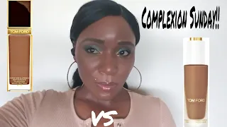 TOM FORD SHADE & ILLUMINATE vs TOM FORD FLAWLESS GLOW FOUNDATION. COMPLEXION SUNDAY!!