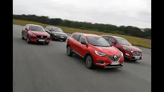 Renault Kadjar vs Hyundai Tucson vs Mazda CX-5 vs Volkswagen Tiguan