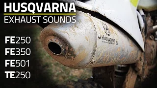 HUSQVARNA EXHAUST SOUNDS ( STOCK ) - FE250 - FE350 - FE501 - TE250