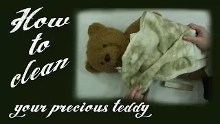 Cleaning A Vintage, Collectable Or Soft Toy Teddy Bear - Alice's Bear Shop