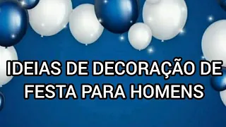 30 IDEIAS DE DECORAÇÃO DE FESTAS PARA HOMENS | INSPIRAÇÕES DE DECORAÇÃO DE FESTA MASCULINA