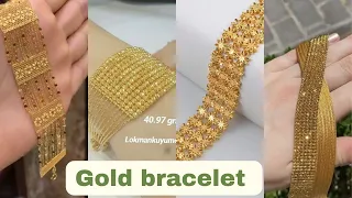 Latest Gold Bracelet Design 2023 | stylish and light weight Gold Bracelet | gold bracelet for girl