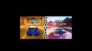 ASPHALT GAMES EVOLUTION (2004-2018)