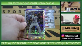 2022 Topps Chrome Update Series Baseball Hobby 12 Box FULL CASE Break #2