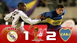 REAL MADRID 1 X 2 BOCA JUNIORS • FINAL INTERCONTINENTAL 2000 • RESUMEN COMPLETO DE GOLES  • FULL HD