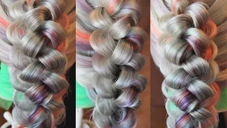 3D коса | Авторские причёски | Лена Роговая | Hairstyles by REM | Copyright © #hairstyles