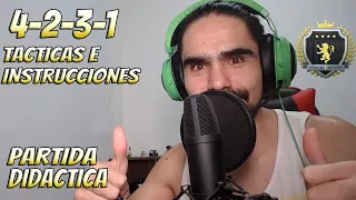 4-2-3-1 !!! NUEVA TÁCTICAS E INSTRUCCIONES!!! PARTIDA DIDÁCTICA