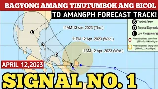 BAGYONG AMANG TINUTUMBOK ANG BICOL REGION! APRIL 12,2023 WEATHER UPDATE TODAY|PAGASA WEATHER UPDATE