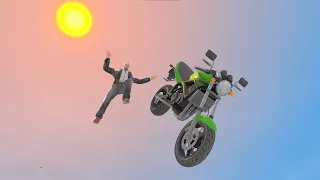 GTA IV - Epic Motorcycle Crashes Ragdolls Ep.16 (Euphoria Physics)